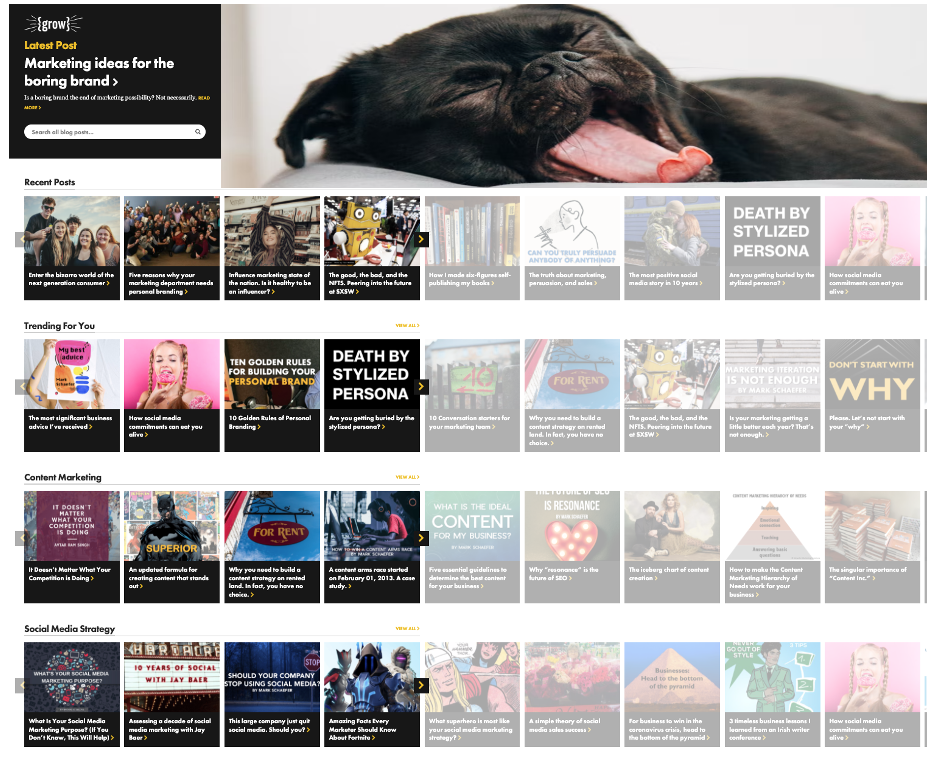content showroom